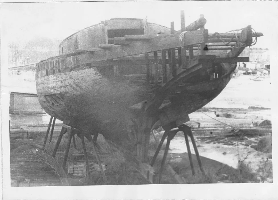 Яхта "Балтика" (Марти) в Приморске 1968 год